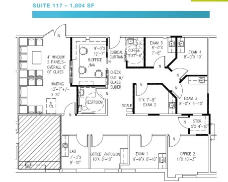 15721-15725 Pomerado Rd, Poway, CA à louer Plan d’étage– Image 1 sur 1