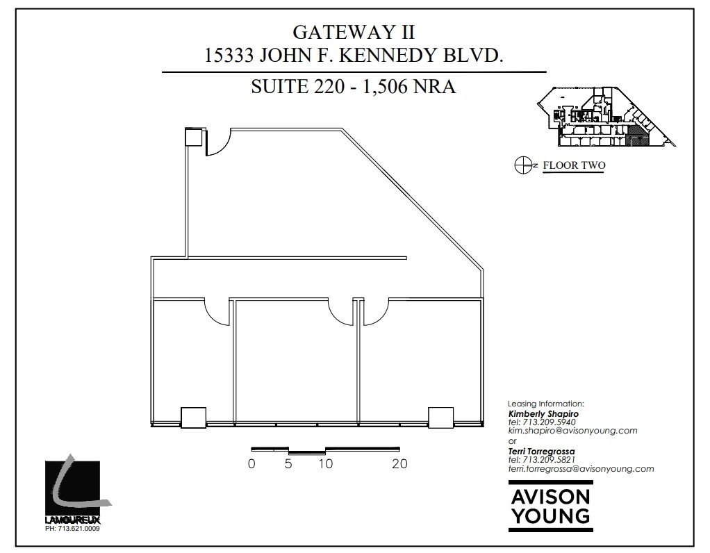 15333 John F Kennedy Blvd, Houston, TX à louer Plan d’étage– Image 1 sur 1