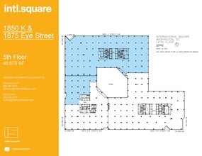 1875 I St NW, Washington, DC à louer Plan d’étage– Image 1 sur 3