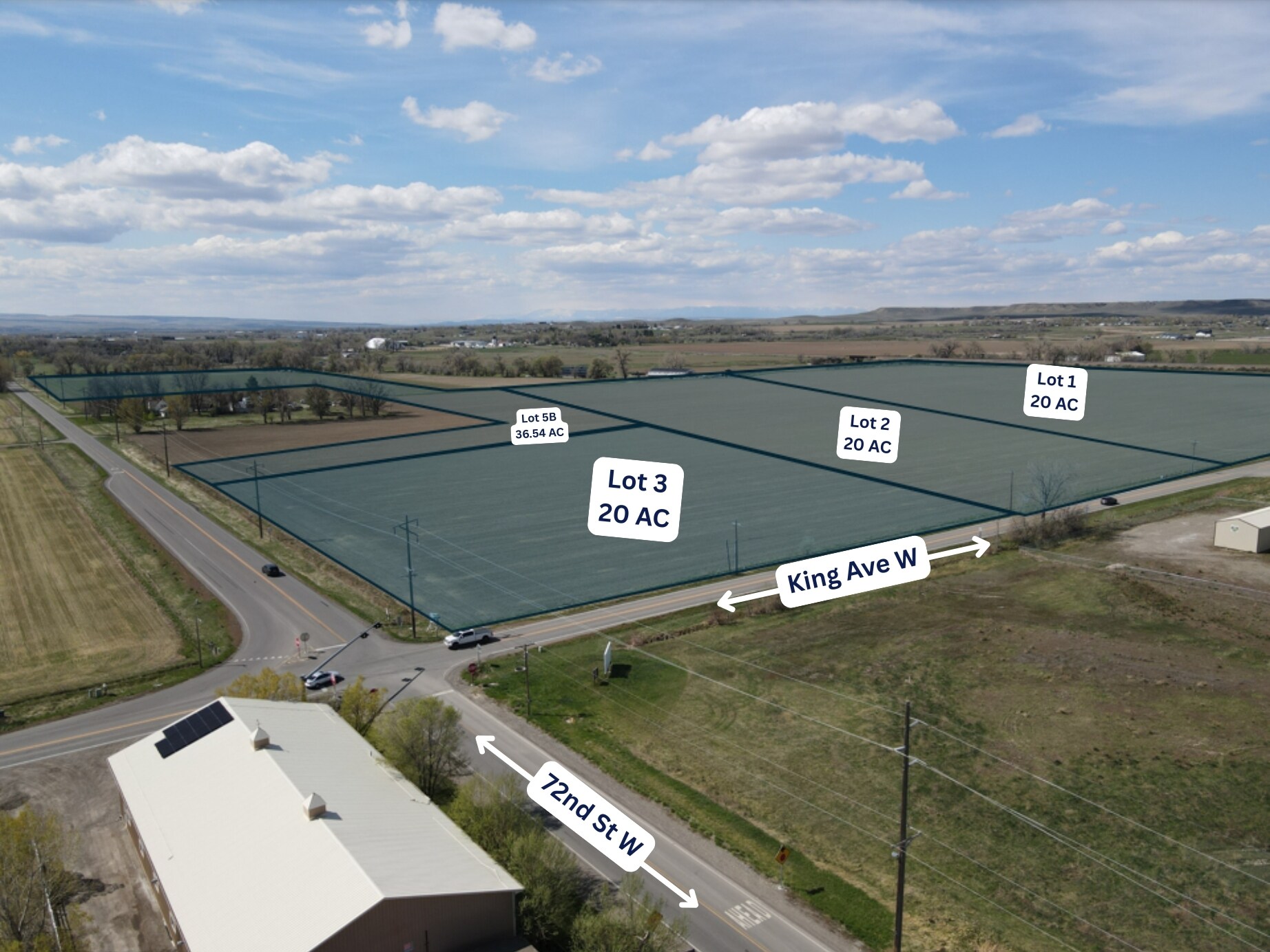 72nd St W & King W ave, Billings, MT à vendre Photo principale– Image 1 sur 14