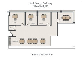 350 Sentry Pky, Blue Bell, PA à louer Plan de site– Image 1 sur 1