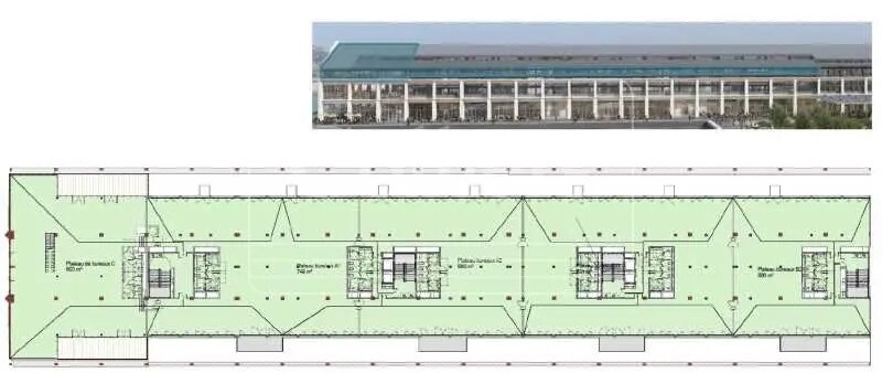 Bureau dans Marseille à louer Plan d’étage– Image 1 sur 1
