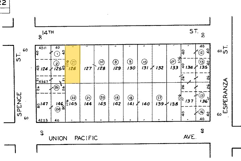3510 E 14th St, Los Angeles, CA à vendre - Plan cadastral – Image 2 sur 2