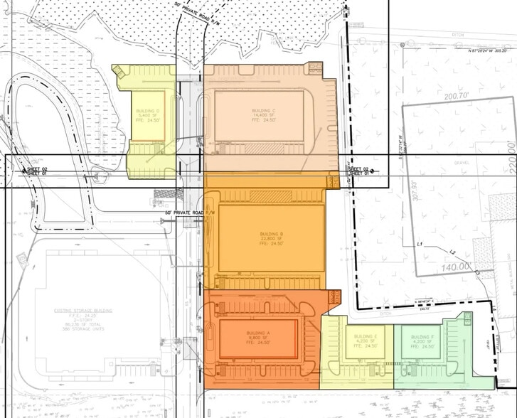 5003 N Okatie hwy, Ridgeland, SC à louer - Plan de site – Image 2 sur 7