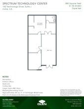 192 Technology Dr, Irvine, CA à louer Plan d’étage– Image 1 sur 1