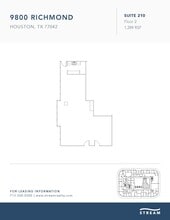 9800 Richmond Ave, Houston, TX à louer Plan d’étage– Image 1 sur 1