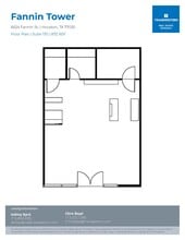 6624 Fannin St, Houston, TX à louer Plan d’étage– Image 1 sur 1