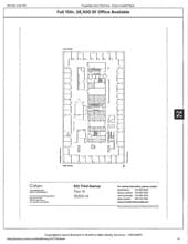 622 Third Ave, New York, NY à louer Plan de site– Image 1 sur 2