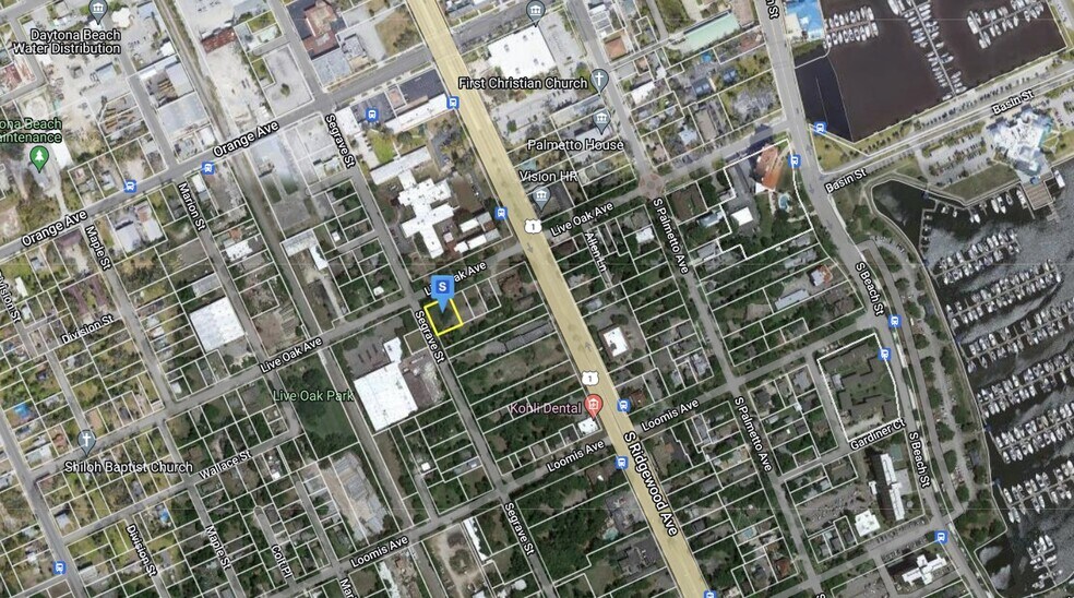Live Oak Ave, Daytona Beach, FL à vendre - Plan cadastral – Image 1 sur 1