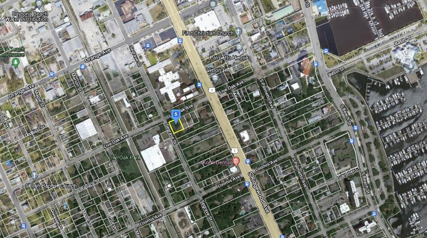 Live Oak Ave, Daytona Beach, FL à vendre Plan cadastral– Image 1 sur 2