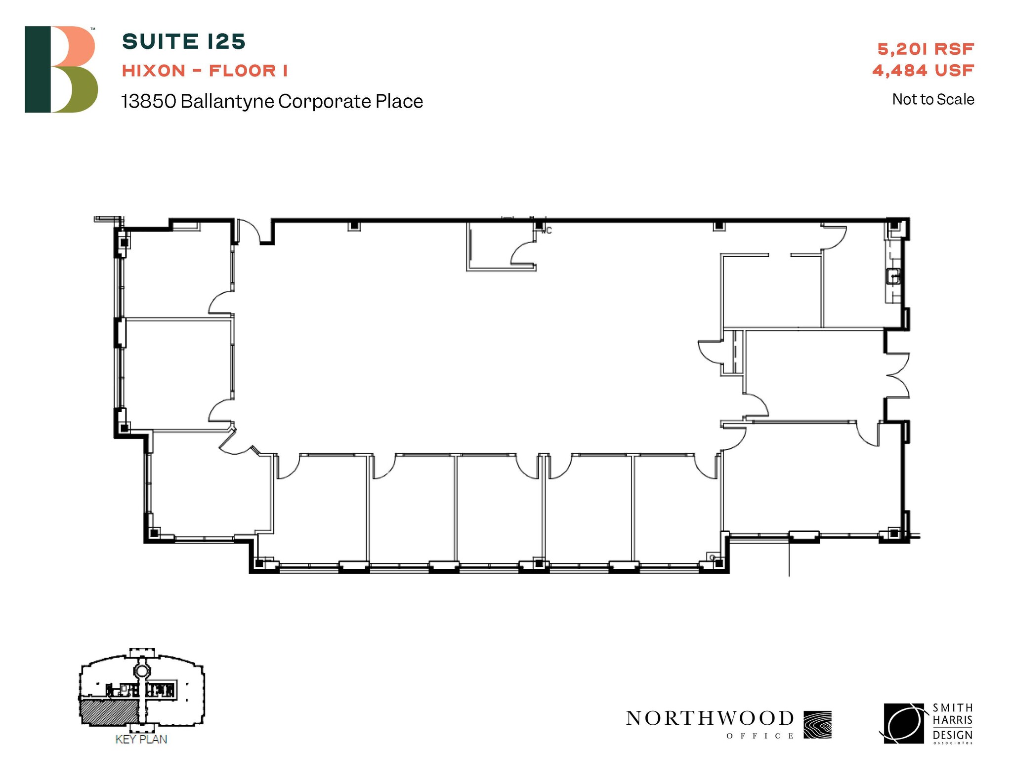 13850 Ballantyne Corporate Pl, Charlotte, NC à louer Plan d’étage– Image 1 sur 1