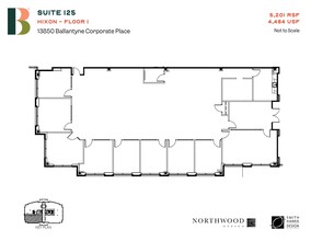 13850 Ballantyne Corporate Pl, Charlotte, NC à louer Plan d’étage– Image 1 sur 1