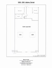 520-556 Av Lépine, Dorval, QC à louer Plan de site– Image 1 sur 6