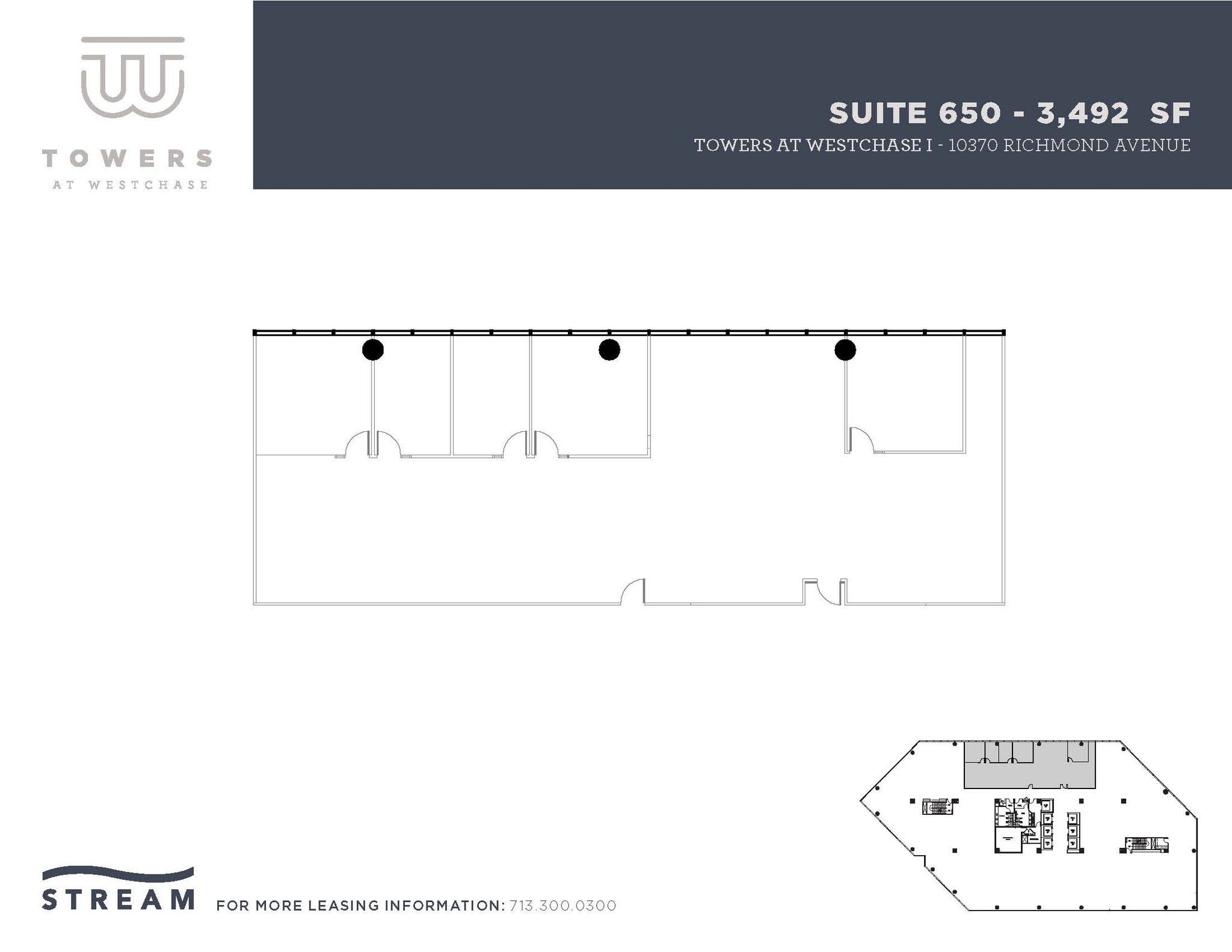 10370 Richmond Ave, Houston, TX à louer Plan d’étage– Image 1 sur 1
