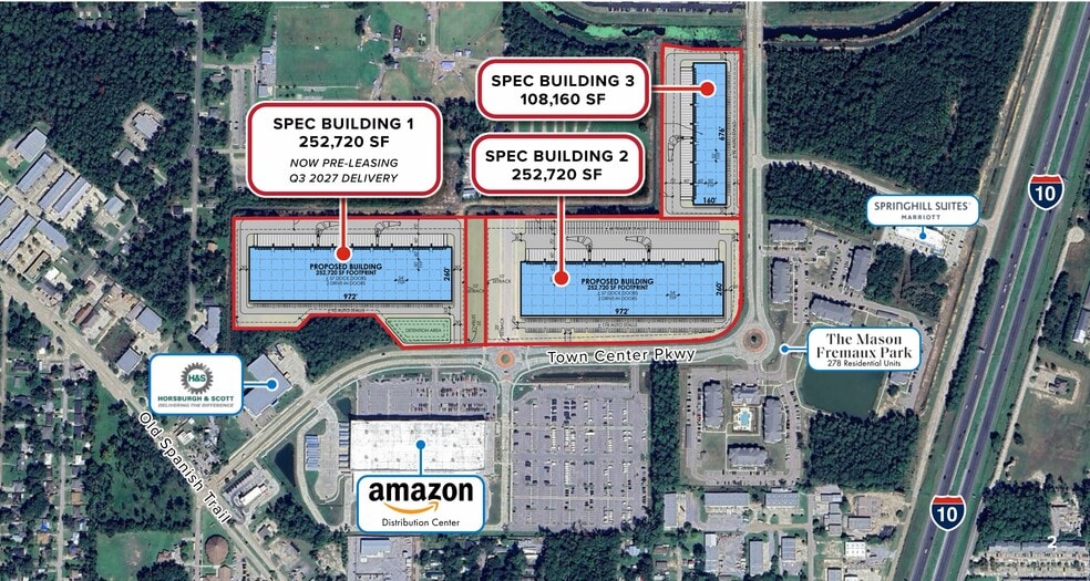 1501 Town Center Pky, Slidell, LA à louer - Plan de site – Image 2 sur 3