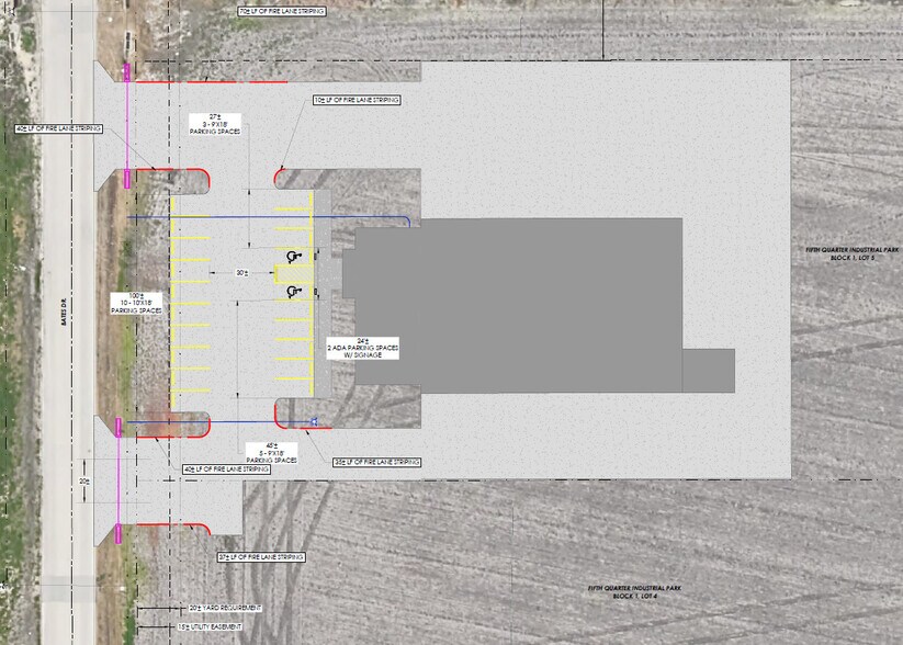 5554 Bates Rd, Corpus Christi, TX à louer - Plan de site – Image 2 sur 6