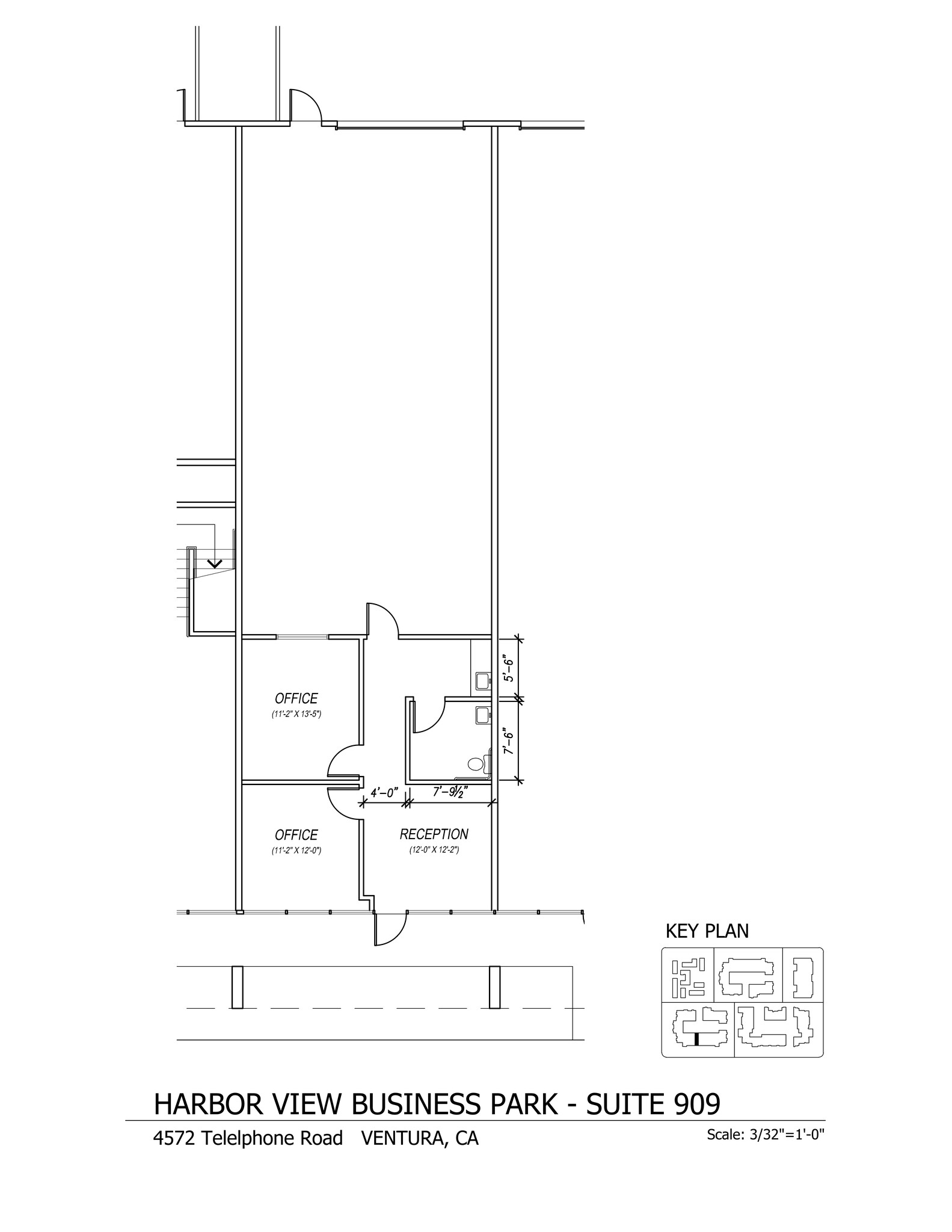 4572 Telephone Rd, Ventura, CA à louer Plan de site– Image 1 sur 1