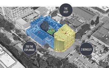 248-264 The Esplanade, Toronto, ON à louer Plan de site– Image 2 sur 2