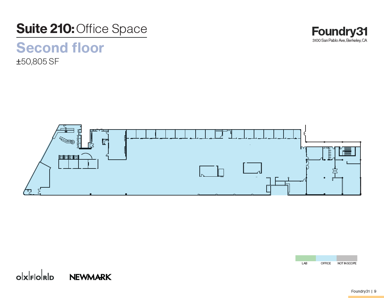 3100 San Pablo Ave, Berkeley, CA à louer Plan d’étage– Image 1 sur 1