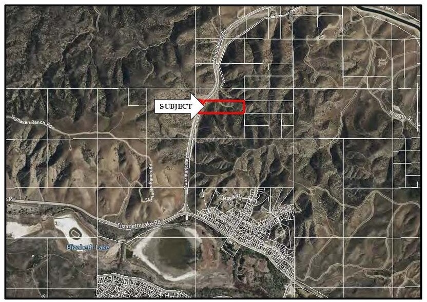 Munz Ranch Rd, Lake Hughes, CA à vendre - Aérien – Image 2 sur 3