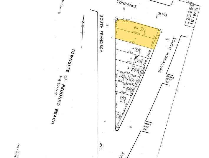 400-414 Torrance Blvd, Redondo Beach, CA à louer - Plan cadastral – Image 2 sur 7
