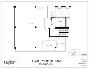 1 Valleybrook Dr, Toronto, ON à louer Plan de site– Image 1 sur 1