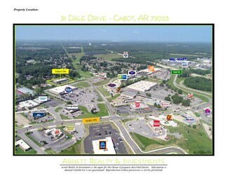 Plus de détails pour 31 Dale Dr, Cabot, AR - Local commercial à vendre