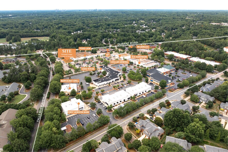 1121 Falls of Neuse Rd, Raleigh, NC à louer - Plan de site – Image 1 sur 5