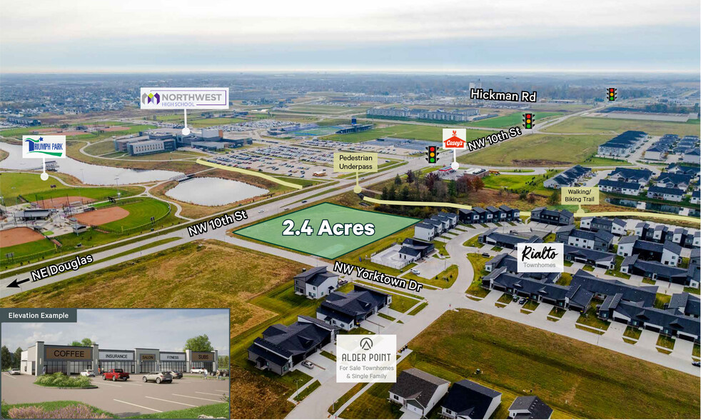 N 10th St & NW Yorktown dr, Waukee, IA à louer - Photo de l’immeuble – Image 3 sur 12