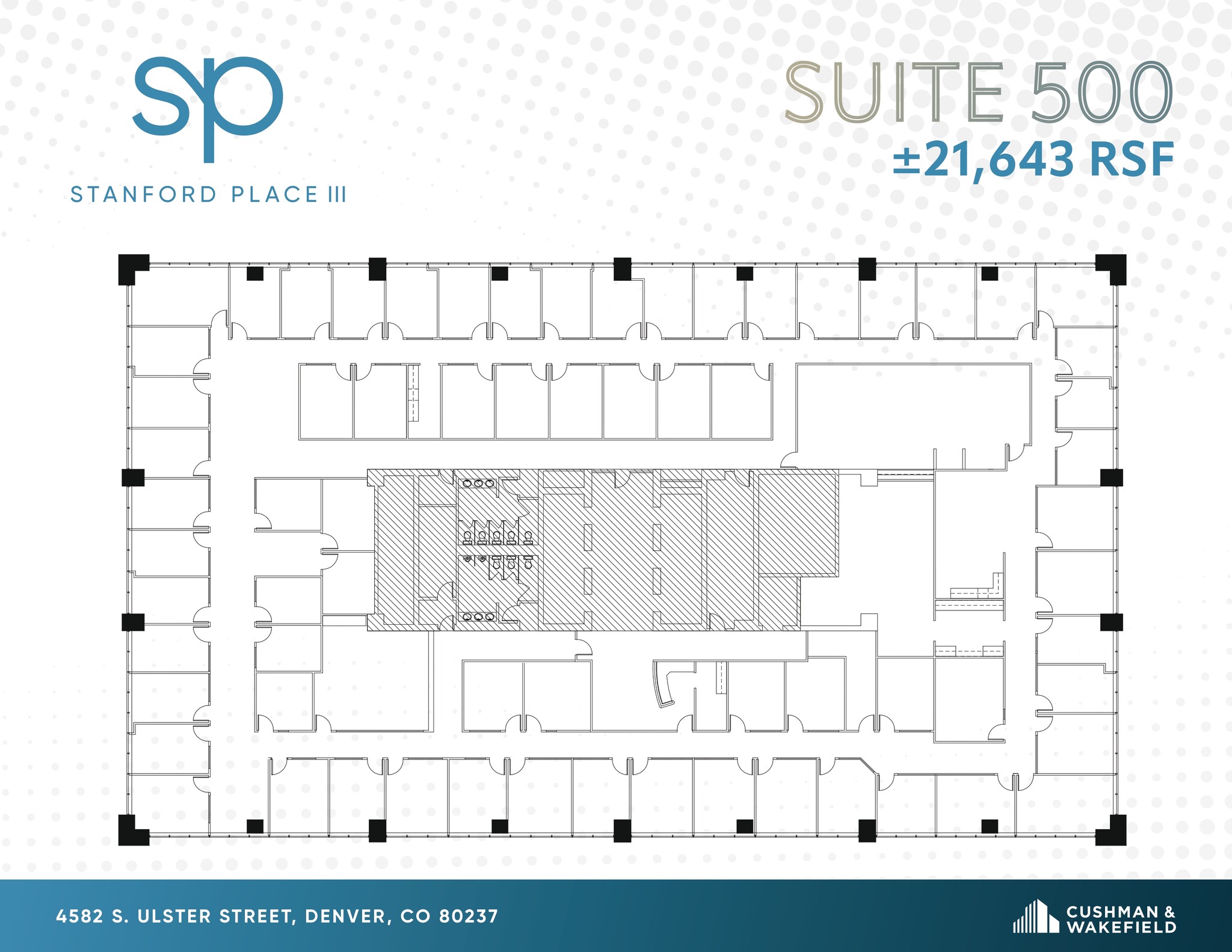 4582 S Ulster St, Denver, CO à louer Plan d’étage– Image 1 sur 1