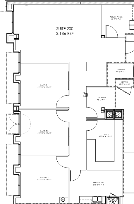 1300 Main St, Napa, CA à louer Plan d’étage– Image 1 sur 1