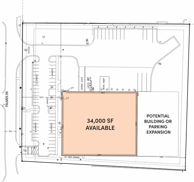 2361 Palmer Dr, Schaumburg, IL à vendre - Plan de site – Image 2 sur 2
