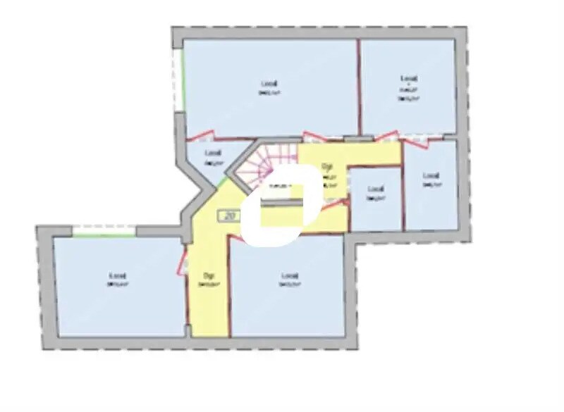 138-140 Boulevard Pereire, Paris à louer - Plan d’étage – Image 2 sur 2