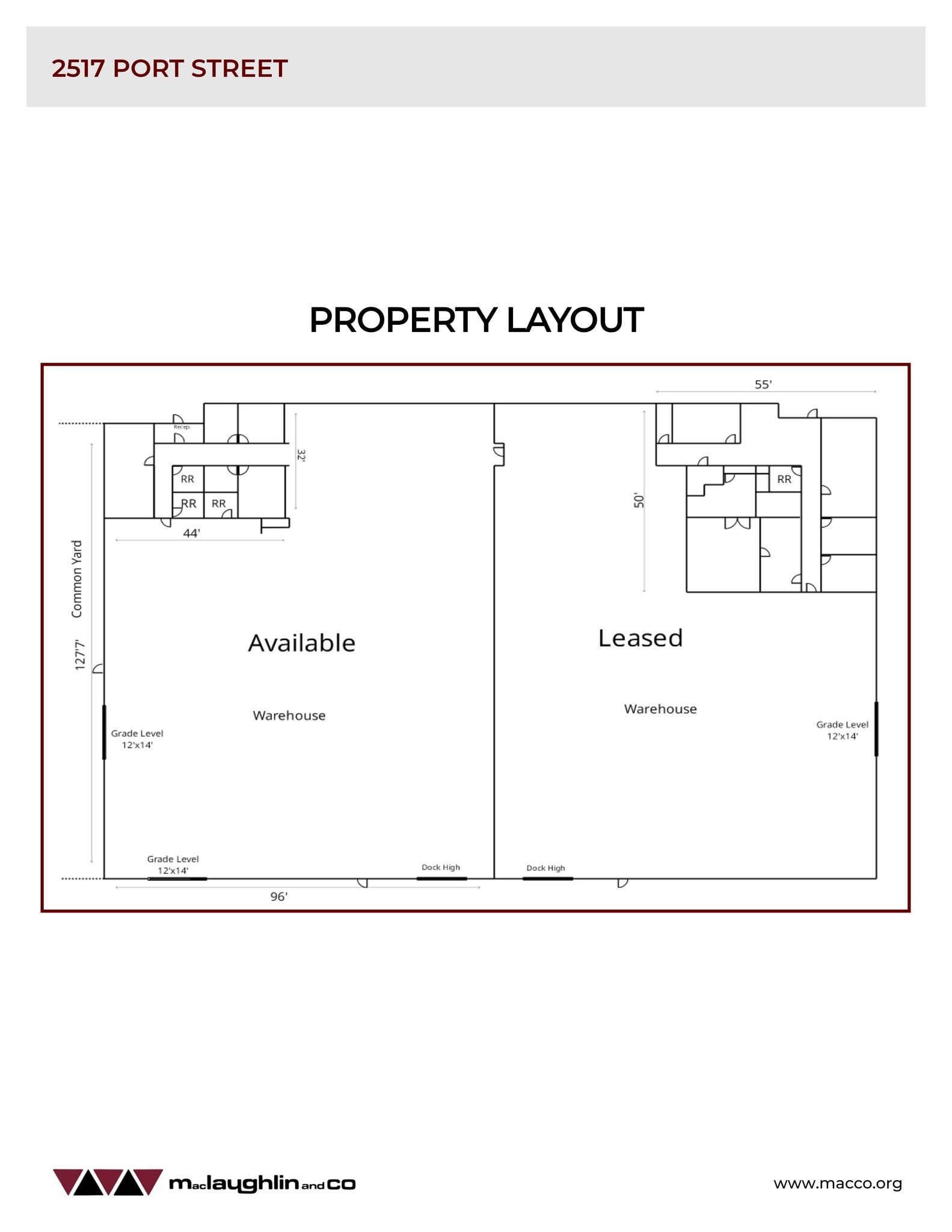 2517 Port St, West Sacramento, CA à louer Plan de site– Image 1 sur 1