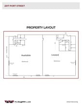 2517 Port St, West Sacramento, CA à louer Plan de site– Image 1 sur 1