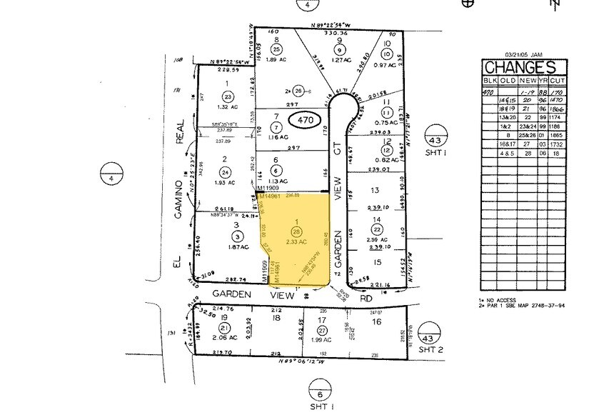 700 Garden View Ct, Encinitas, CA à vendre - Plan cadastral – Image 2 sur 5