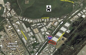 4201 Industrial Way, Benicia, CA - Vue aérienne vue de carte