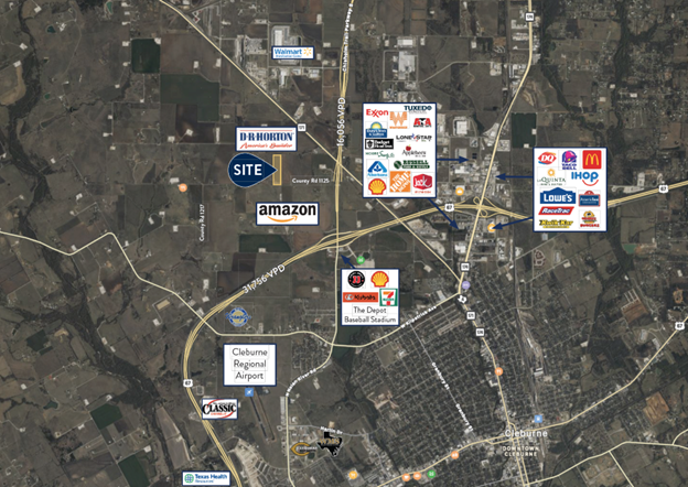 2050 County 1125 rd, Cleburne, TX à vendre Aérien– Image 1 sur 5
