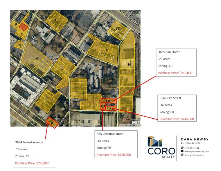 565 Chestnut St, Atlanta, GA à vendre - Plan de site – Image 3 sur 3