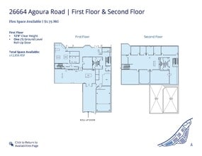 26610 Agoura Rd, Calabasas, CA à louer Plan d’étage– Image 1 sur 1