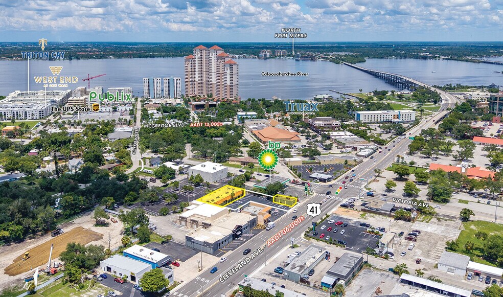 2210-2218 S Cleveland Ave, Fort Myers, FL à louer - Aérien – Image 2 sur 6