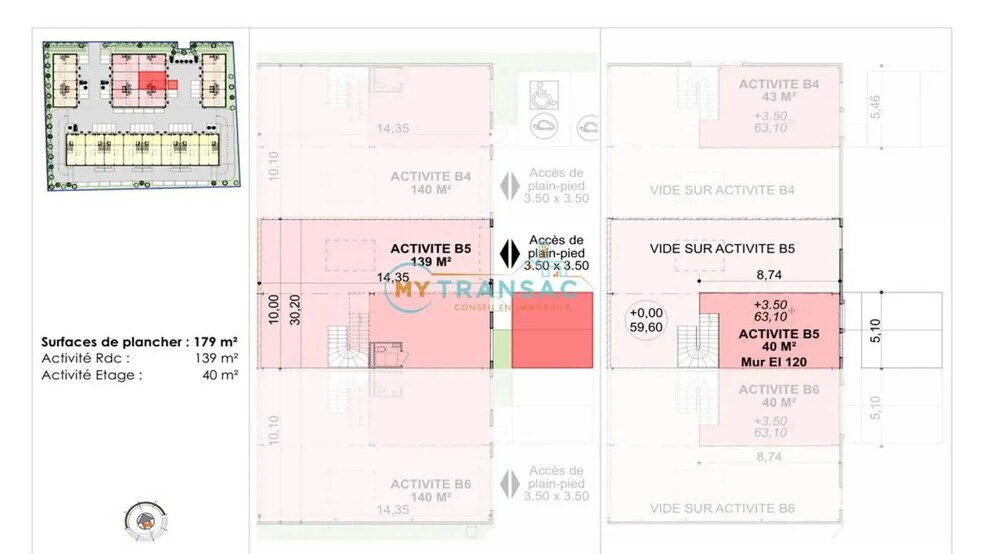Local d'activités dans Courtry à vendre - Plan d’étage – Image 3 sur 8