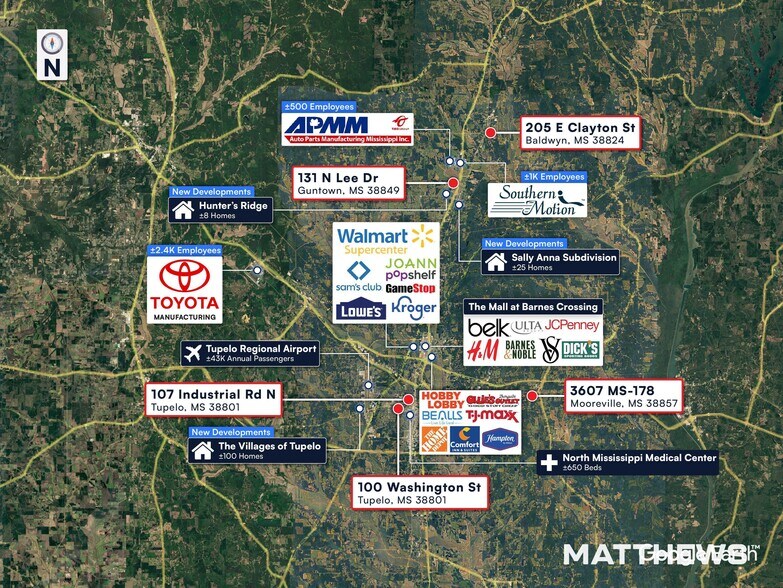 Tupelo, Mississippi Storage Portfolio portefeuille de 1 biens à vendre sur LoopNet.fr - Photo de l’immeuble – Image 2 sur 2