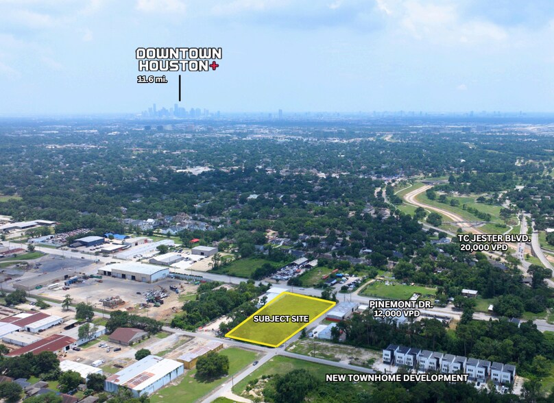 4450 Pinemont Dr, Houston, TX à vendre - Aérien – Image 2 sur 11