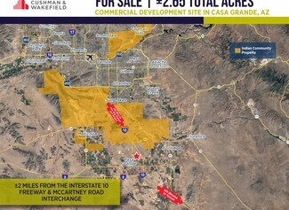 Plus de détails pour NWC Peart Rd & Rodeo Rd, Casa Grande, AZ - Terrain à vendre