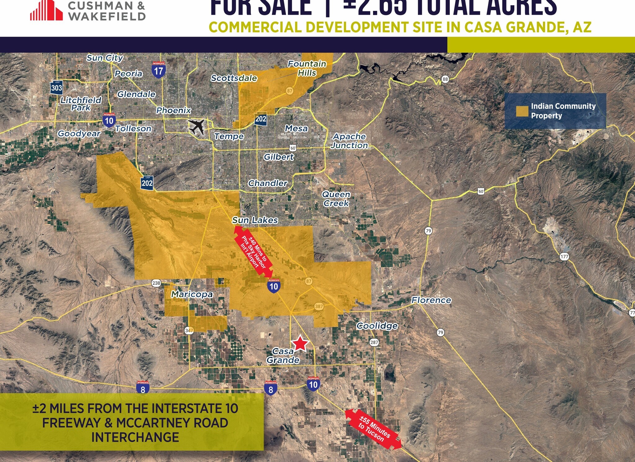 NWC Peart Rd & Rodeo Rd, Casa Grande, AZ à vendre Photo principale– Image 1 sur 4
