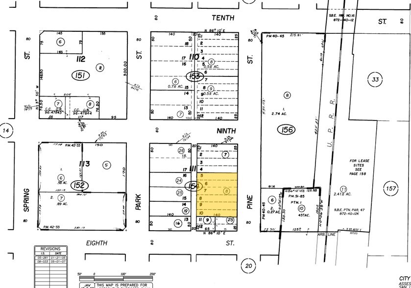 821 Pine St, Paso Robles, CA à louer - Plan cadastral – Image 3 sur 3