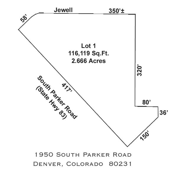 1950 S Parker Rd, Denver, CO à vendre - Photo de l’immeuble – Image 2 sur 3