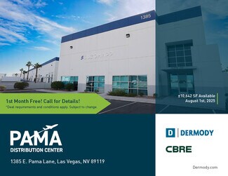 Plus de détails pour 1385 Pama Ln, Las Vegas, NV - Industriel/Logistique à louer