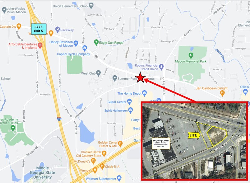 4426 Mercer University Drive, Macon-Bibb, GA à vendre - Photo de l’immeuble – Image 2 sur 4